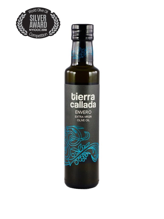 Tierra CalladaPremium "all in one" every day oilMedium intensity extra virgin olive oil - Picual variety Excellent finishing oil but also perfectly suitable for cooking due to high polyphenol (antioxidant) content, giving the oil great stability and performance at high temperatures Cold extraction and harvested in November from half green half ripe olives Silver award at the New York International Olive Oil Competition (NYIOOC)